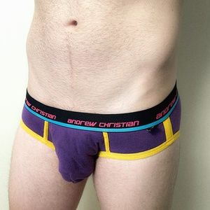 Andrew Christian Brief Natural hang pouch